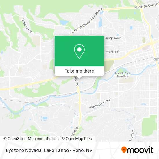 Eyezone Nevada map