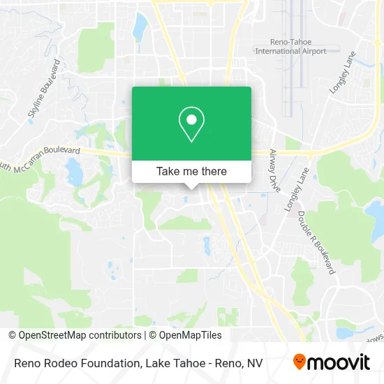 Reno Rodeo Foundation map