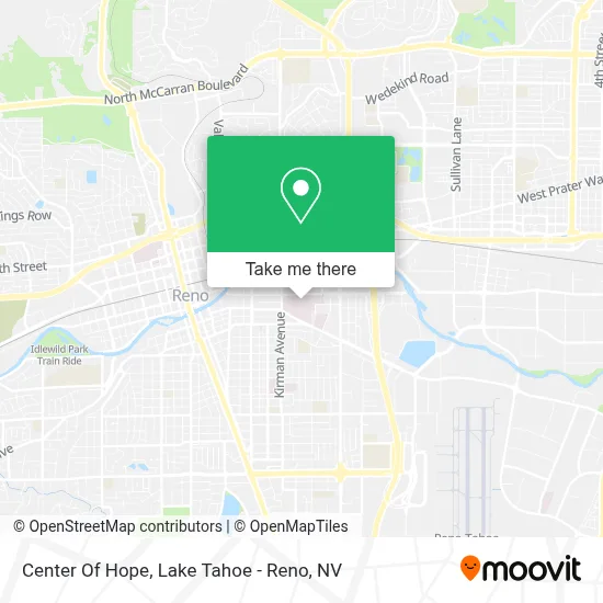 Center Of Hope map