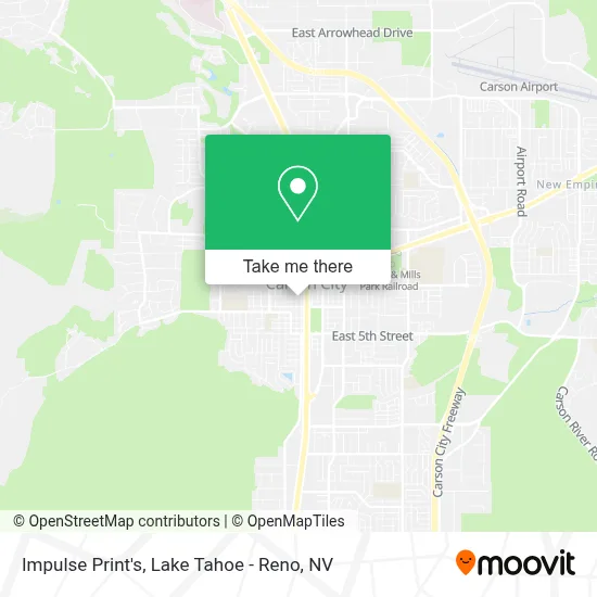 Impulse Print's map