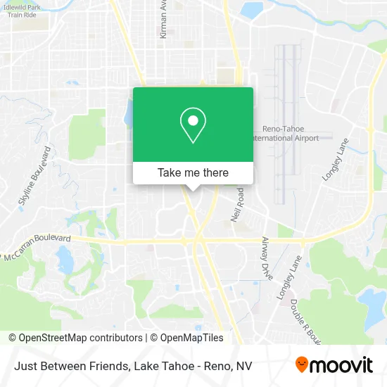 Just Between Friends map