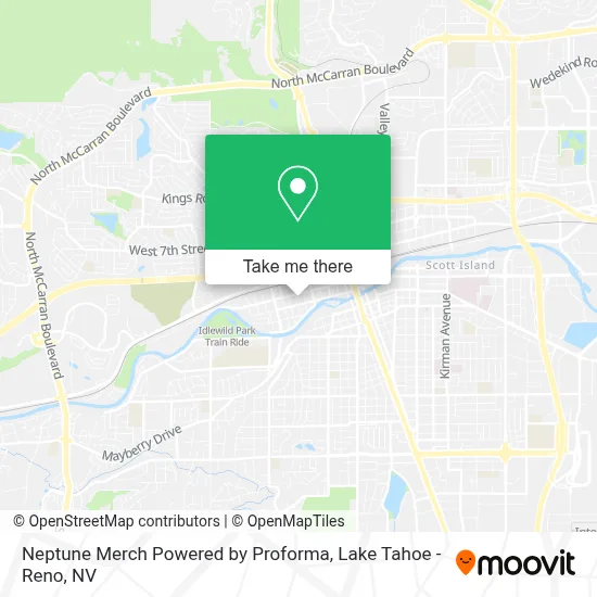 Neptune Merch Powered by Proforma map
