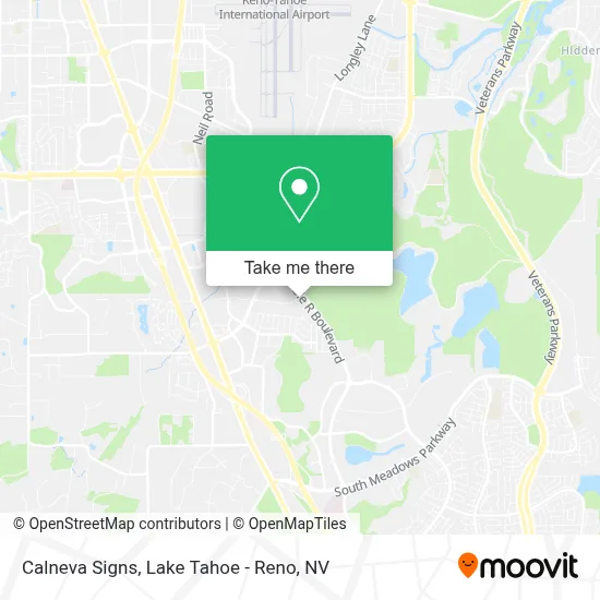 Calneva Signs map