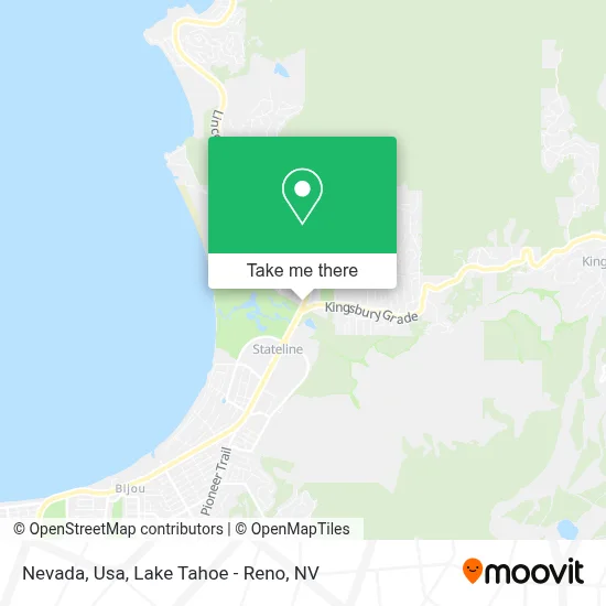 Nevada, Usa map