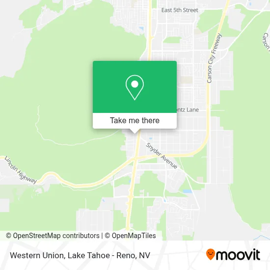 Western Union map