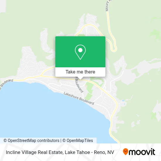Incline Village Real Estate map