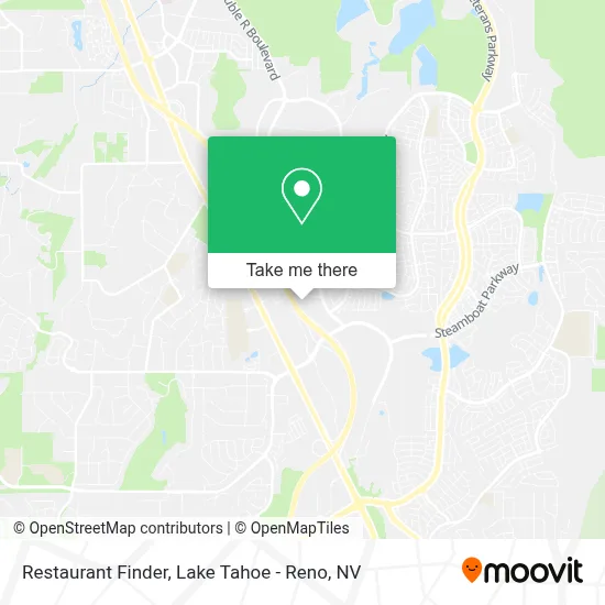 Restaurant Finder map