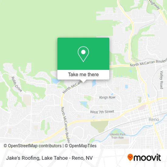 Jake's Roofing map