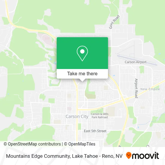 Mountains Edge Community map