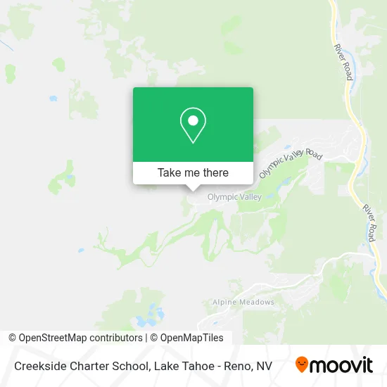 Creekside Charter School map