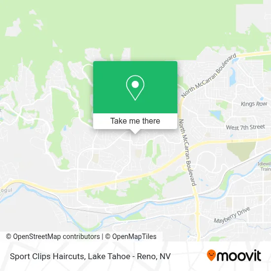 Sport Clips Haircuts map