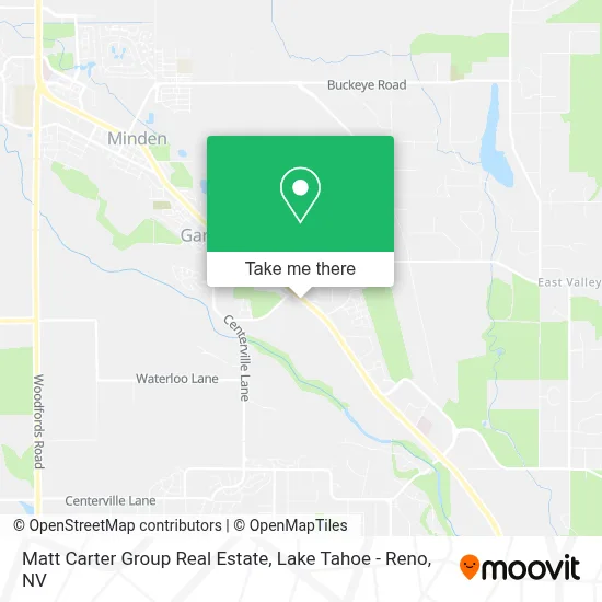 Matt Carter Group Real Estate map