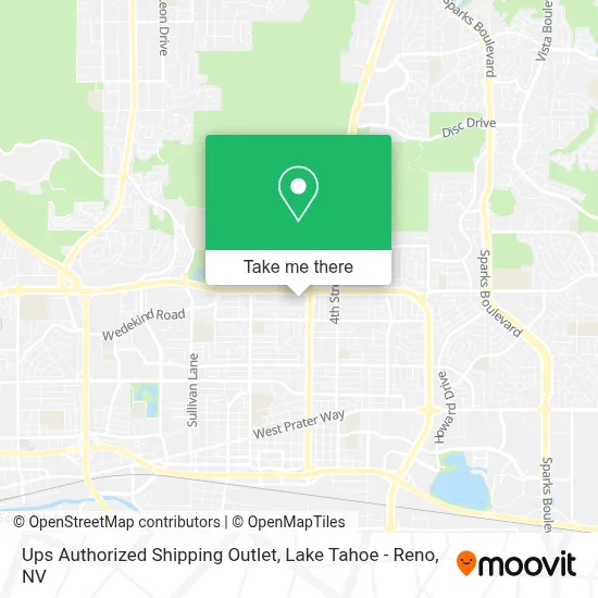 Ups Authorized Shipping Outlet map