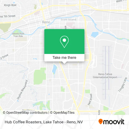 Hub Coffee Roasters map