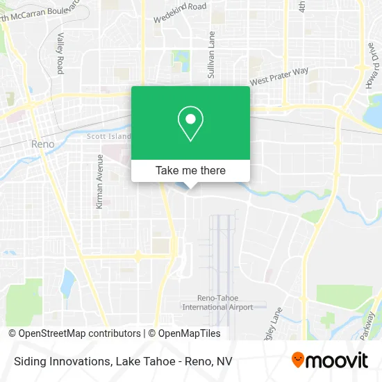 Siding Innovations map