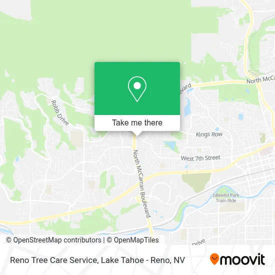 Reno Tree Care Service map