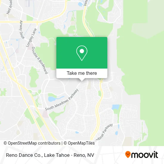 Reno Dance Co. map