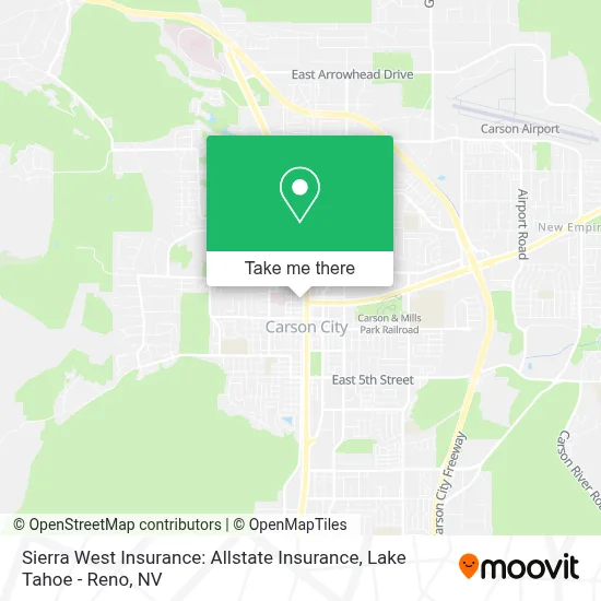 Sierra West Insurance: Allstate Insurance map