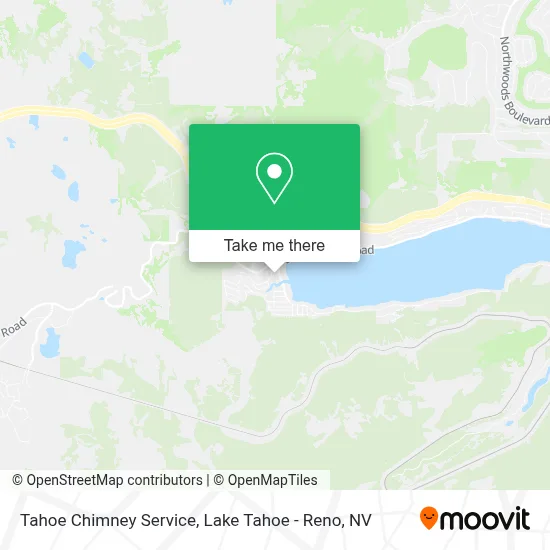 Tahoe Chimney Service map