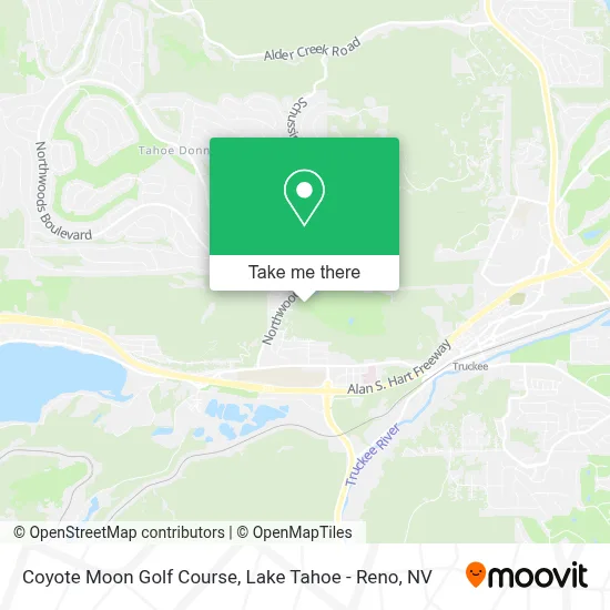 Coyote Moon Golf Course map