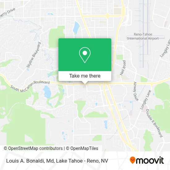 Louis A. Bonaldi, Md map