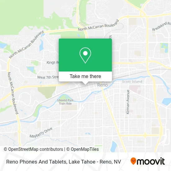 Reno Phones And Tablets map