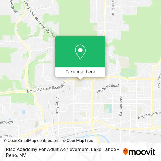 Rise Academy For Adult Achievement map