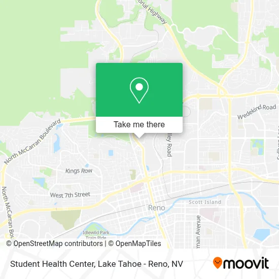 Student Health Center map