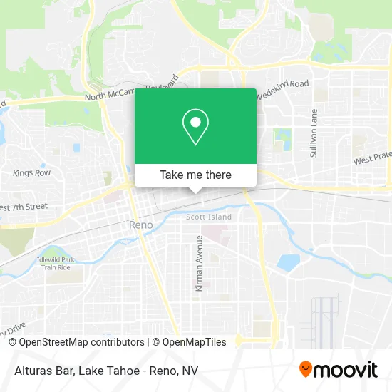Alturas Bar map