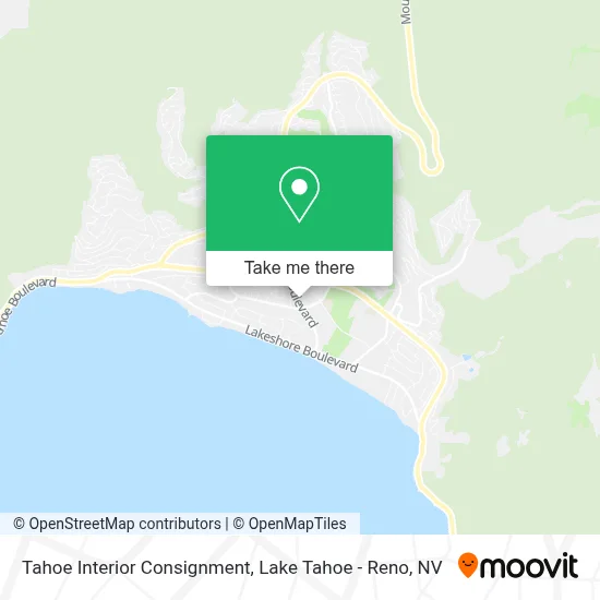Tahoe Interior Consignment map