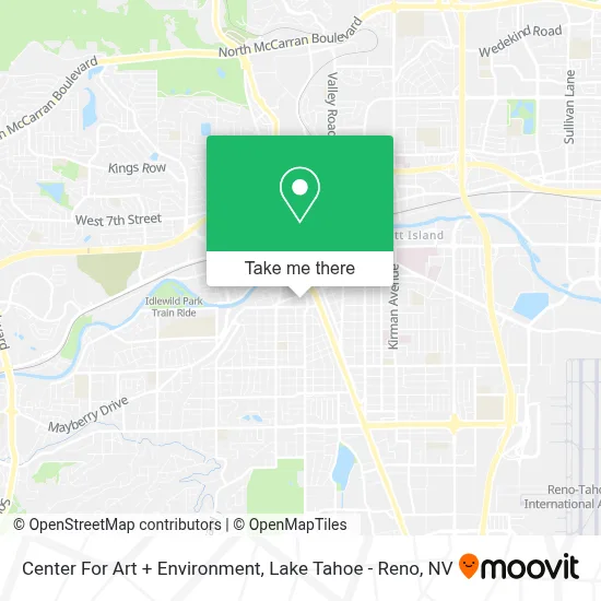 Center For Art + Environment map