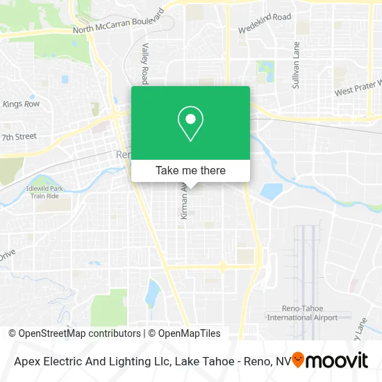 Apex Electric And Lighting Llc map