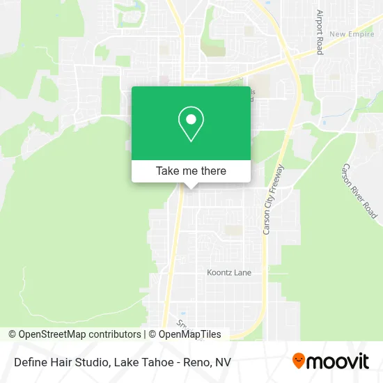 Define Hair Studio map