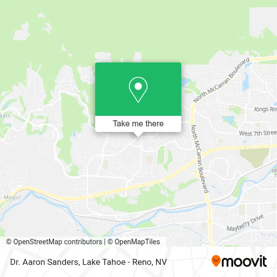 Dr. Aaron Sanders map