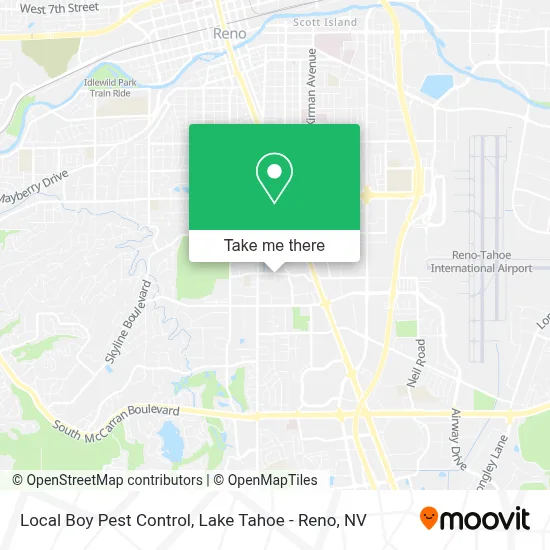 Local Boy Pest Control map