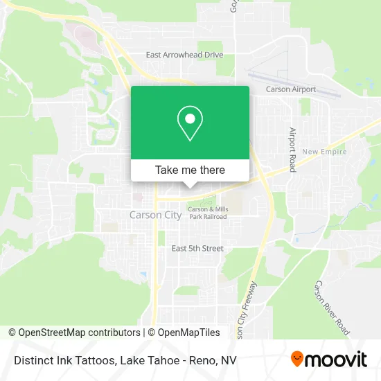 Distinct Ink Tattoos map