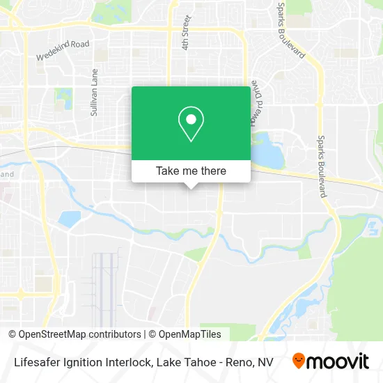Lifesafer Ignition Interlock map