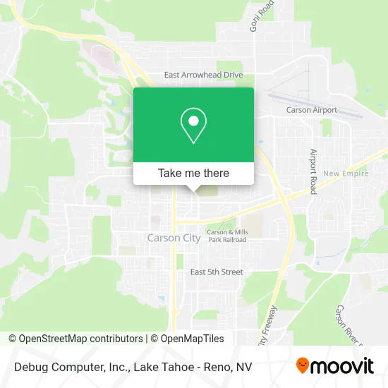 Debug Computer, Inc. map