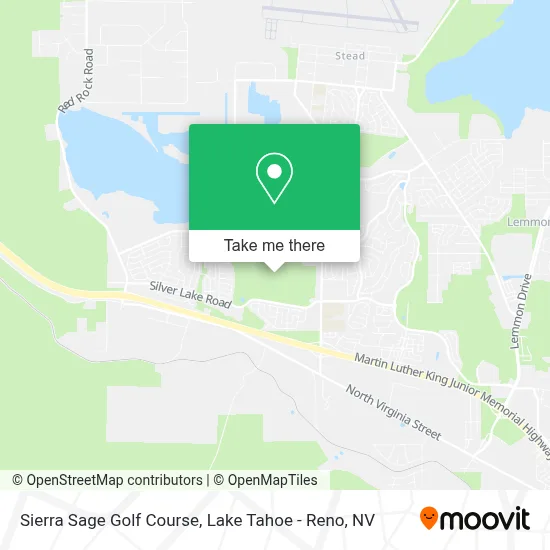 Sierra Sage Golf Course map