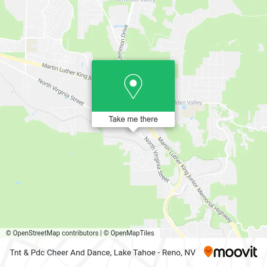 Tnt & Pdc Cheer And Dance map