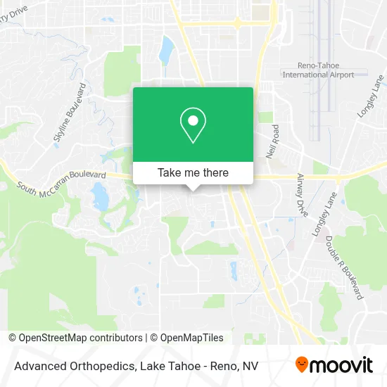 Advanced Orthopedics map