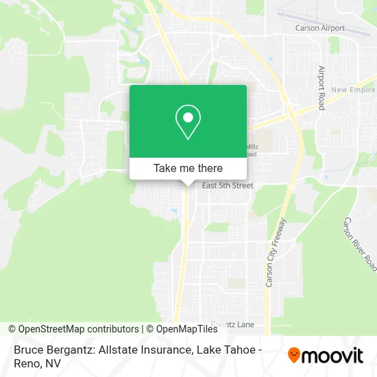 Bruce Bergantz: Allstate Insurance map