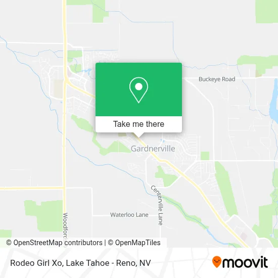 Rodeo Girl Xo map