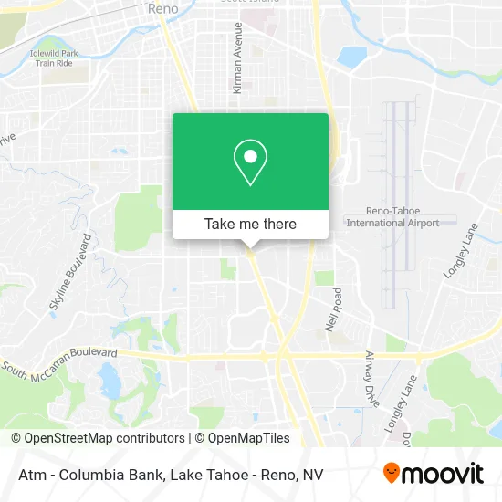Atm - Columbia Bank map