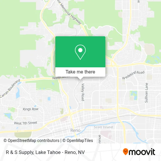 R & S Supply map