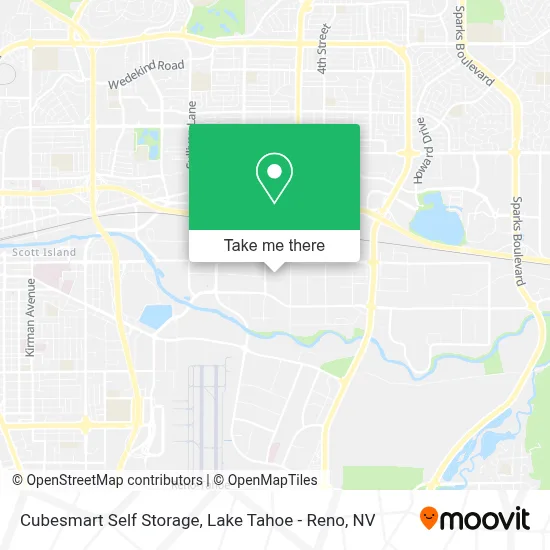 Cubesmart Self Storage map