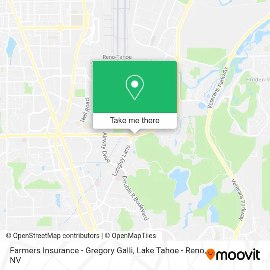Farmers Insurance - Gregory Galli map