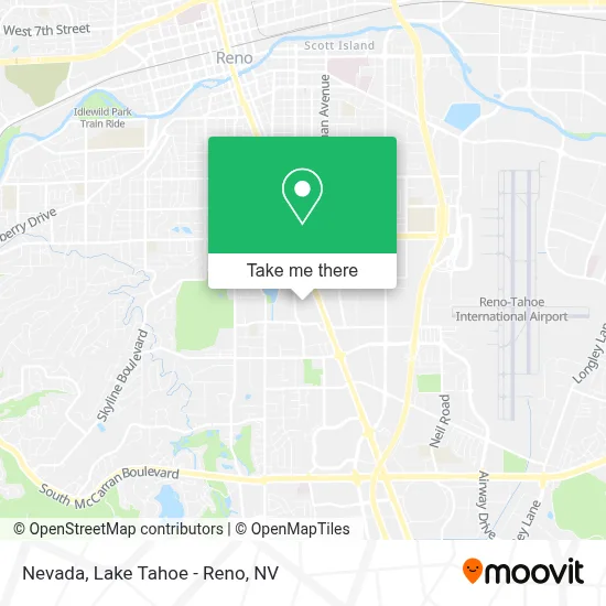 Nevada map