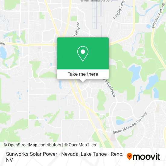 Sunworks Solar Power - Nevada map