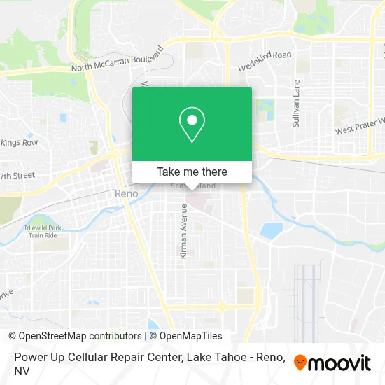 Power Up Cellular Repair Center map